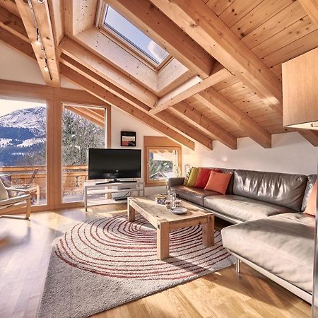 Chalet Bergfrieden Penthouse Wengen Luaran gambar