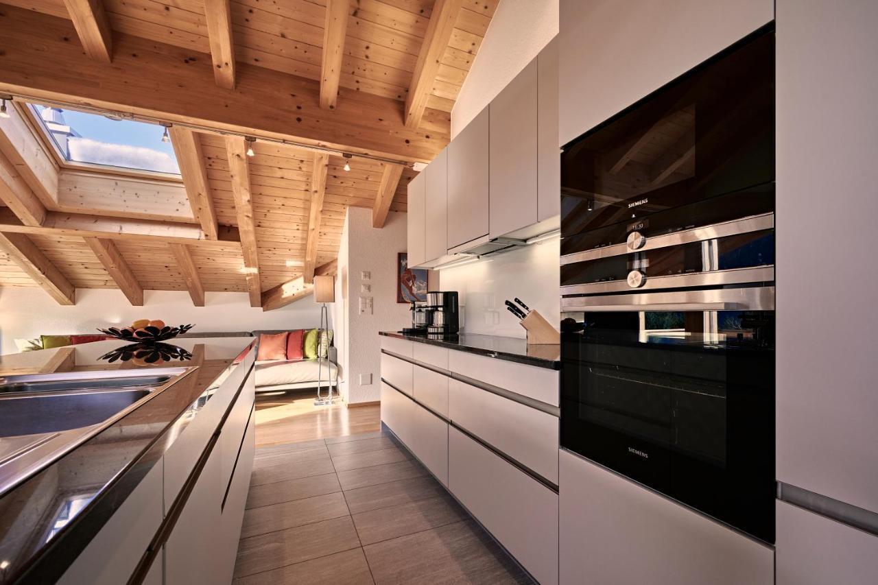 Chalet Bergfrieden Penthouse Wengen Luaran gambar