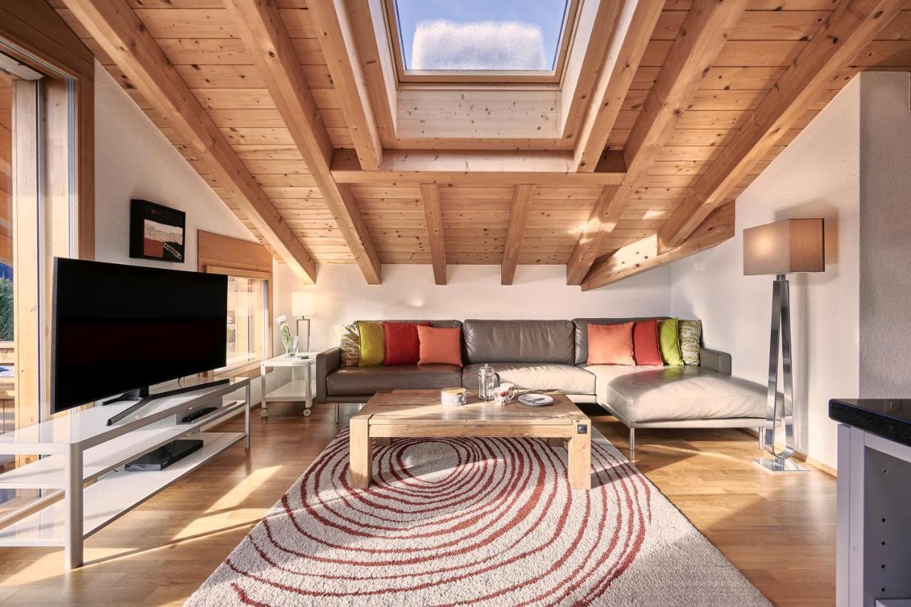 Chalet Bergfrieden Penthouse Wengen Luaran gambar