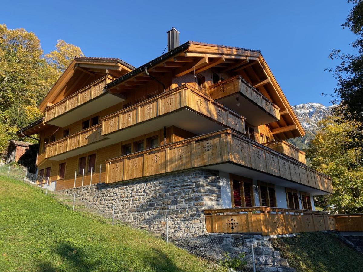 Chalet Bergfrieden Penthouse Wengen Luaran gambar