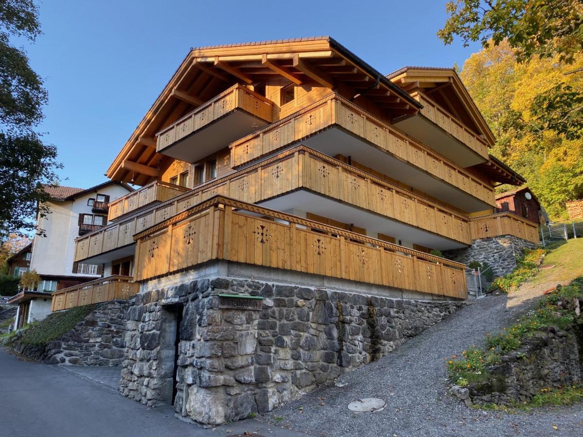 Chalet Bergfrieden Penthouse Wengen Luaran gambar