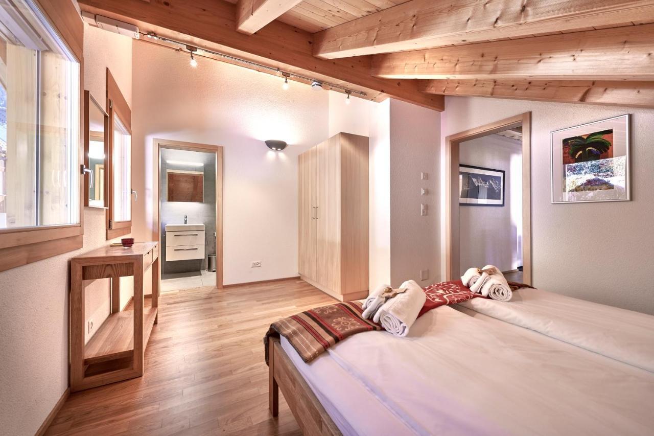 Chalet Bergfrieden Penthouse Wengen Luaran gambar