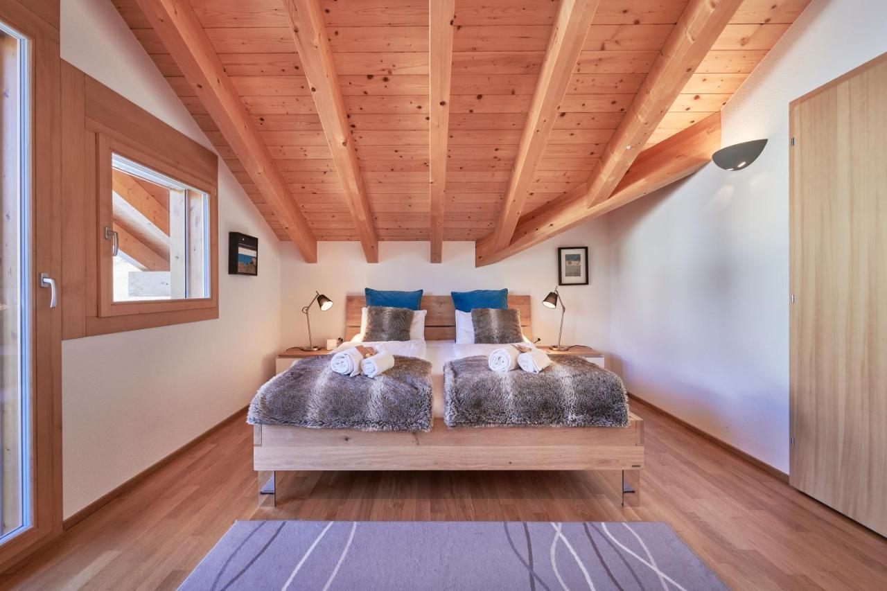 Chalet Bergfrieden Penthouse Wengen Luaran gambar