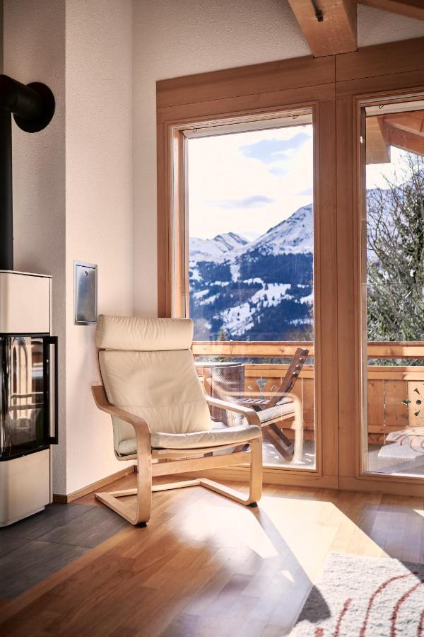 Chalet Bergfrieden Penthouse Wengen Luaran gambar