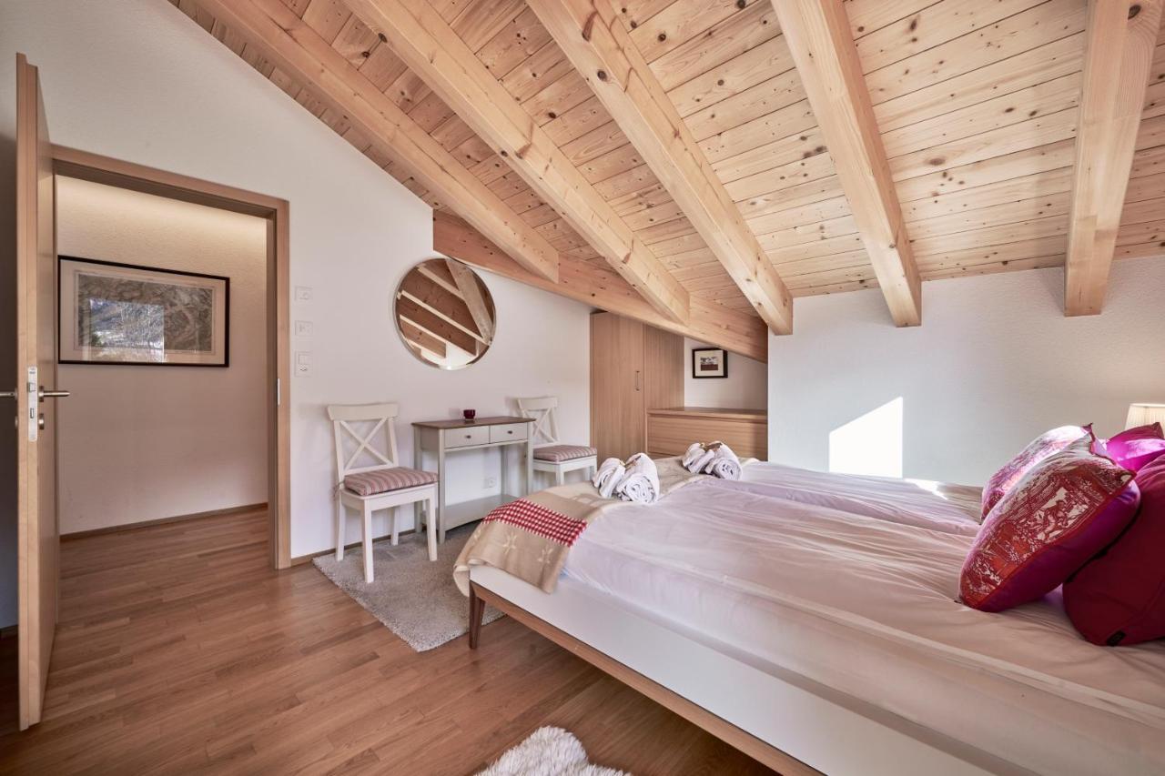 Chalet Bergfrieden Penthouse Wengen Luaran gambar